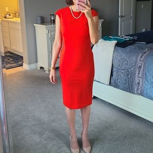Red Orange Dress
